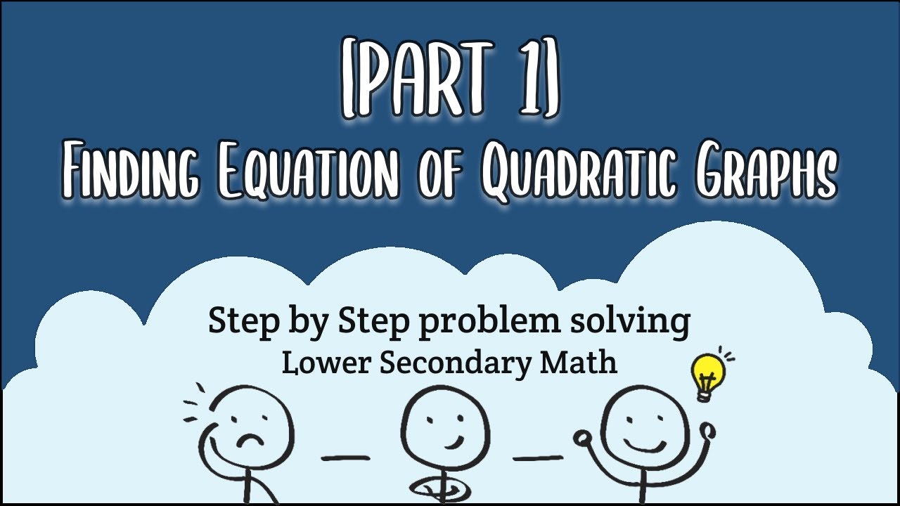 [Sec 2] Finding Equation of Quadratic Graphs (Part 1)