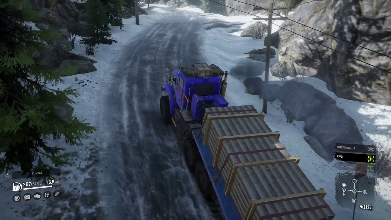 SnowRunner.CZ Freightliner M916A1 (mod)