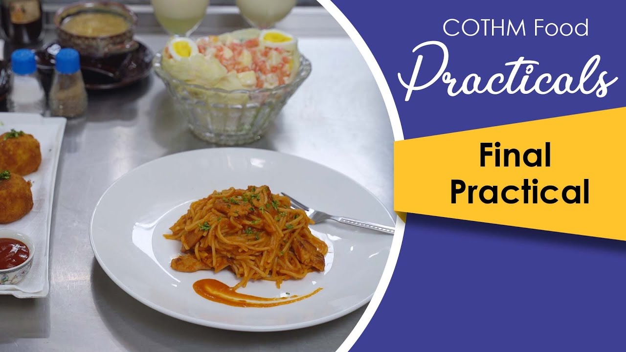 COTHM Food Practicals | Food Dairies | CHAPTER 65 | Final Practical