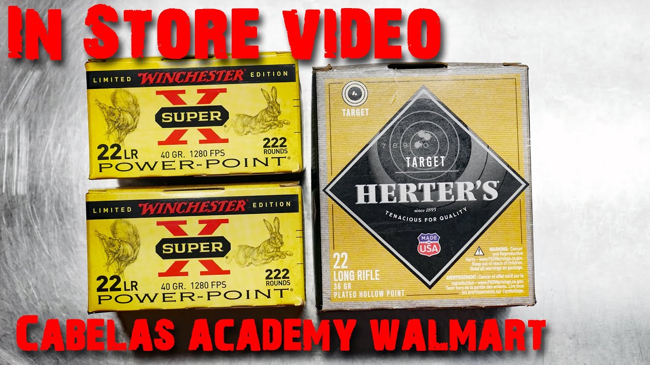 Ammo Shelves Packed and Ammo Scores