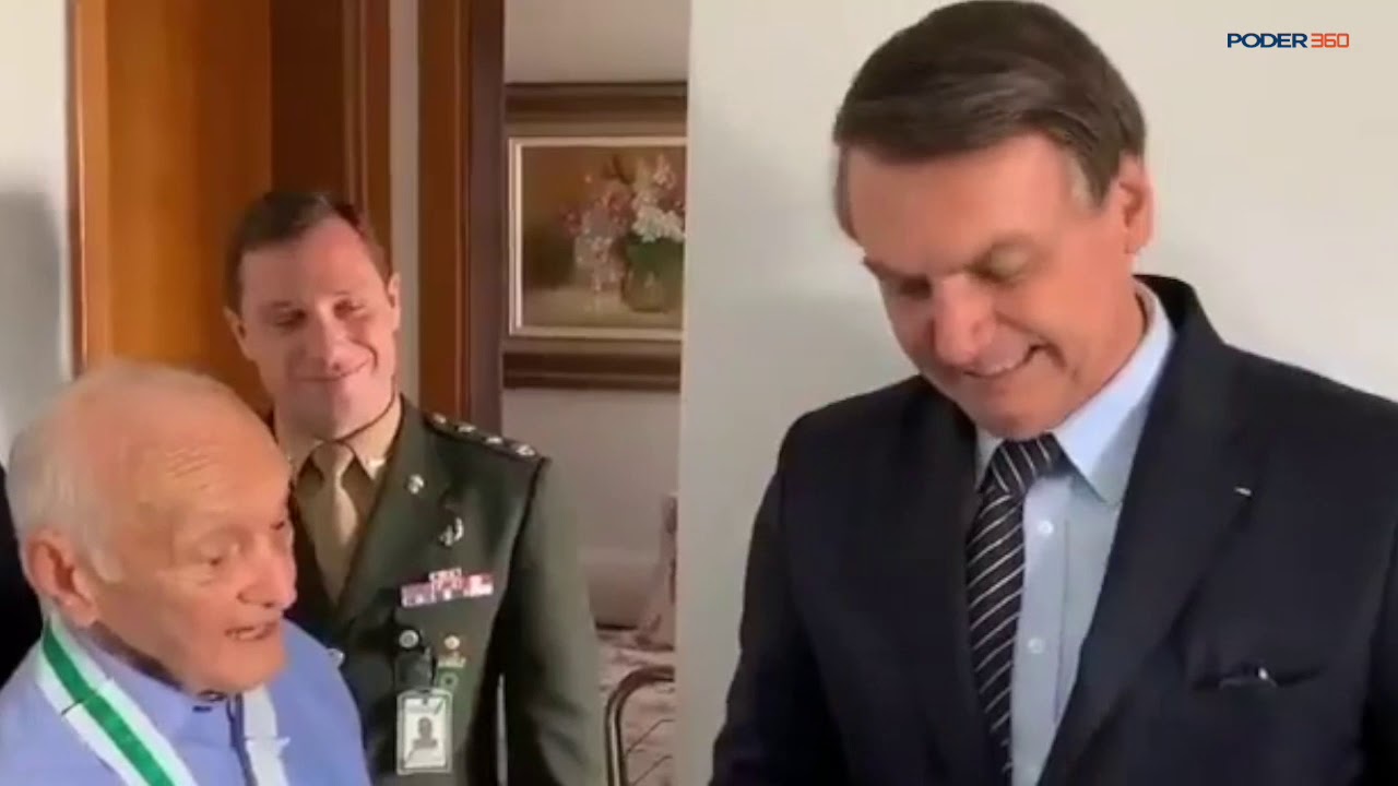 Bolsonaro visita militar da 2ª Guerra Mundial: 