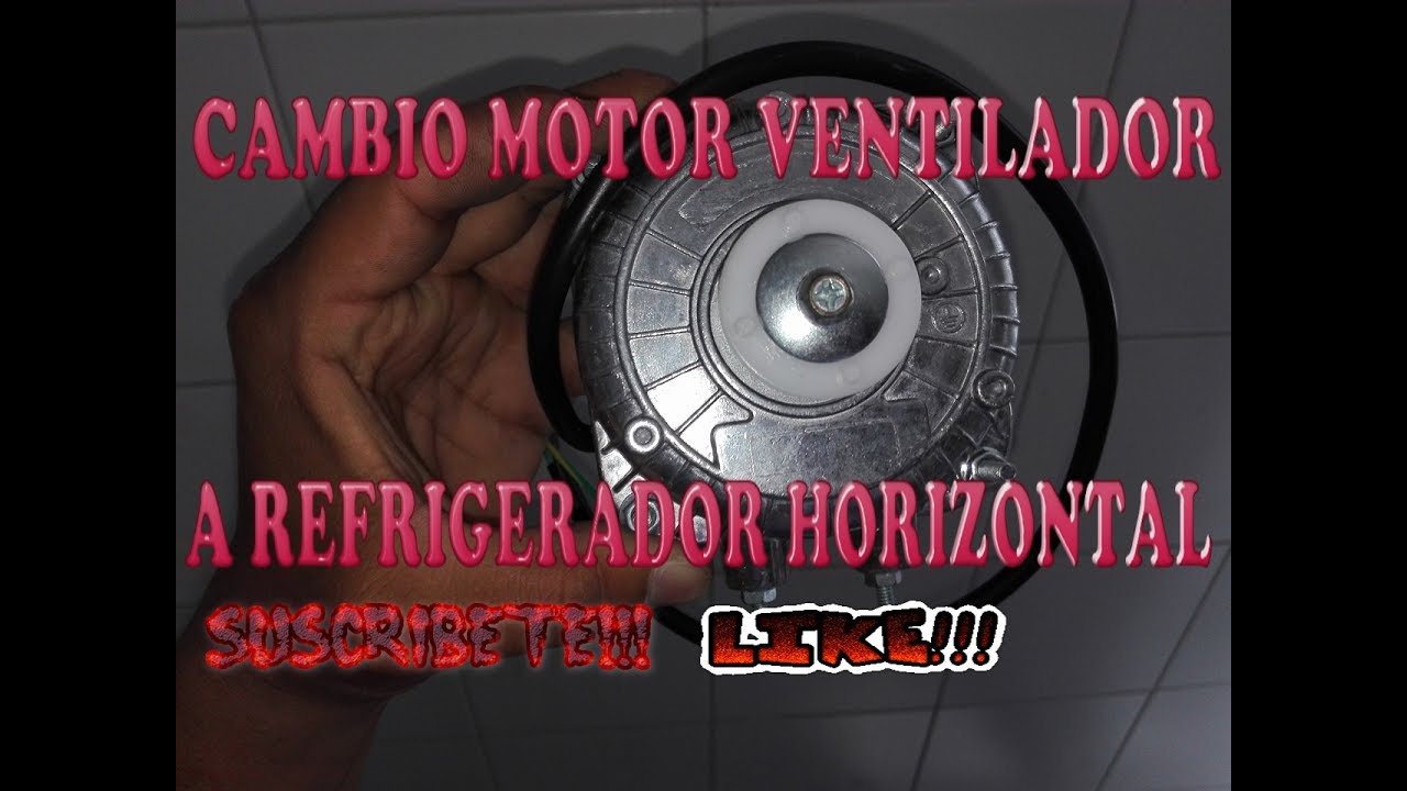 CAMBIO DE MOTOR VENTILADOR CONDENSADOR l #40