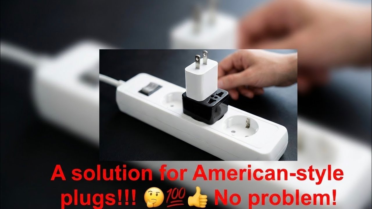 Convert All Devices to European Standards with a Single Plug! (Duckhead Trick)💯👍🔌💻