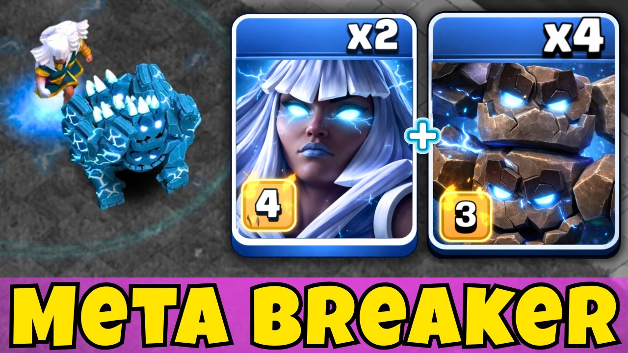 NEW TH18 Meta! Meteor Golem & Electro Titan Crush Every Base (Clash of Clans)