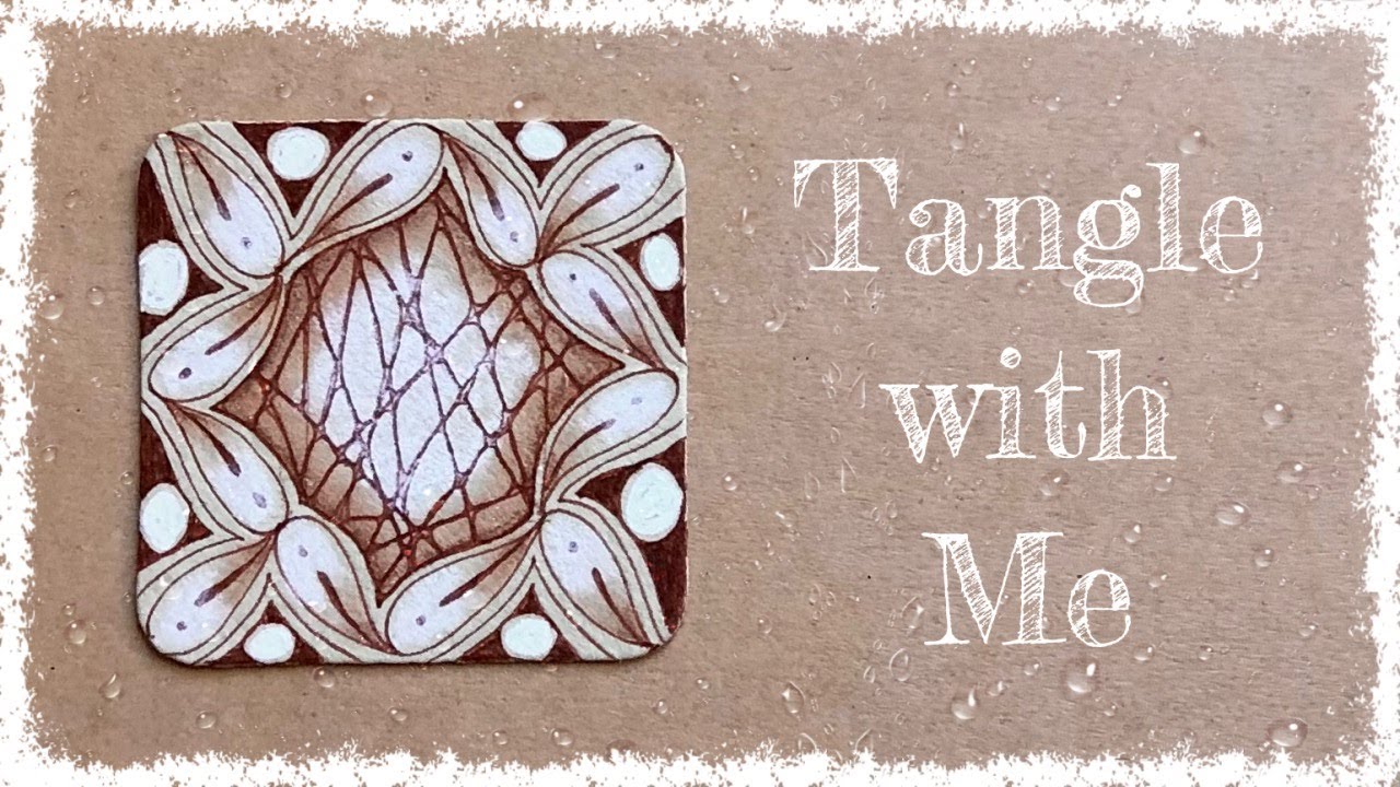 Zentangle 靜心禪繞，耐心跟畫 Friday Tangle with Me ~ Step by Step