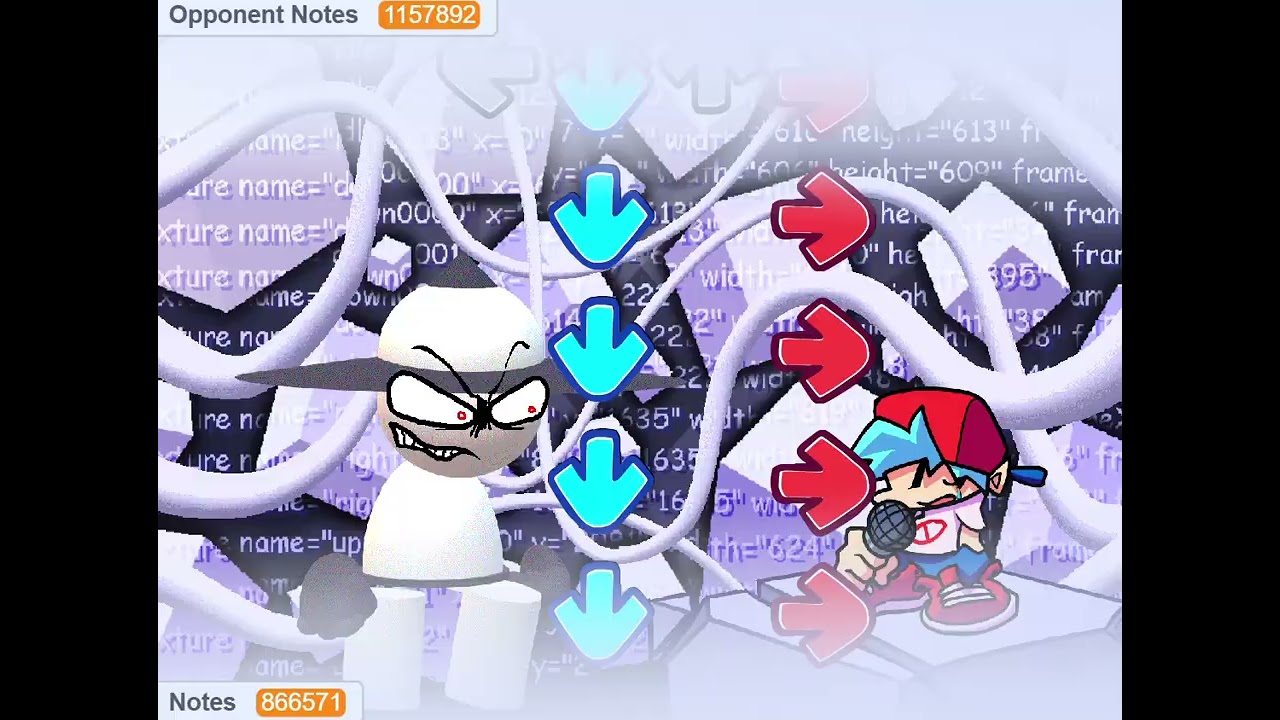 FNF Tsukareta OVERKILL MODE Scratch Sprite Test