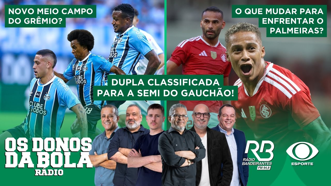 GRÊMIO COM REFORÇO PRÓXIMO | INTER PRECISA MUDAR NO BRASILEIRÃO? | Os Donos da Bola Rádio (09/02/26)