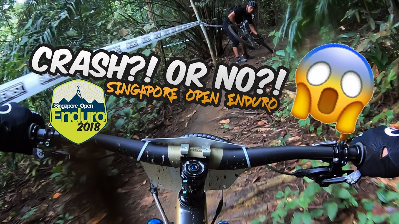 ALMOST HIT GUY IN MIDDLE OF TRACK‼️😱SINGAPORE OPEN ENDURO‼️