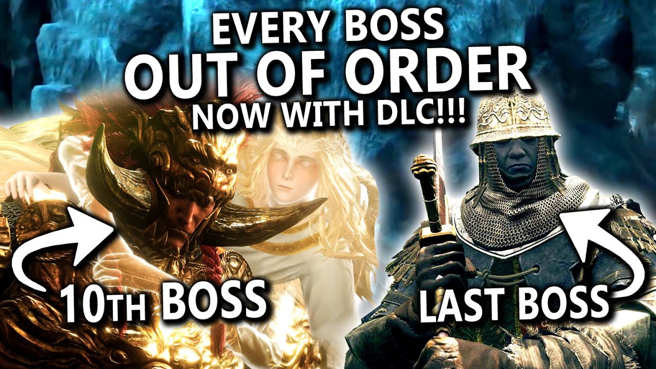 Every Single Boss Out of Order in Elden Ring - Consort Radahn is Boss 10 !?!?!