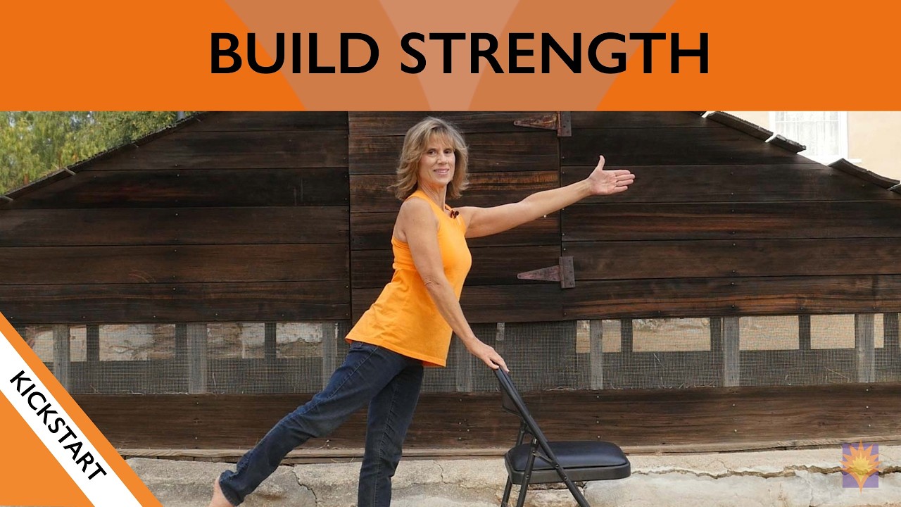 Get Strong! Strengthen your Core & Lower Body – Kickstart Chair Yoga Therapy with Sherry Zak Morris