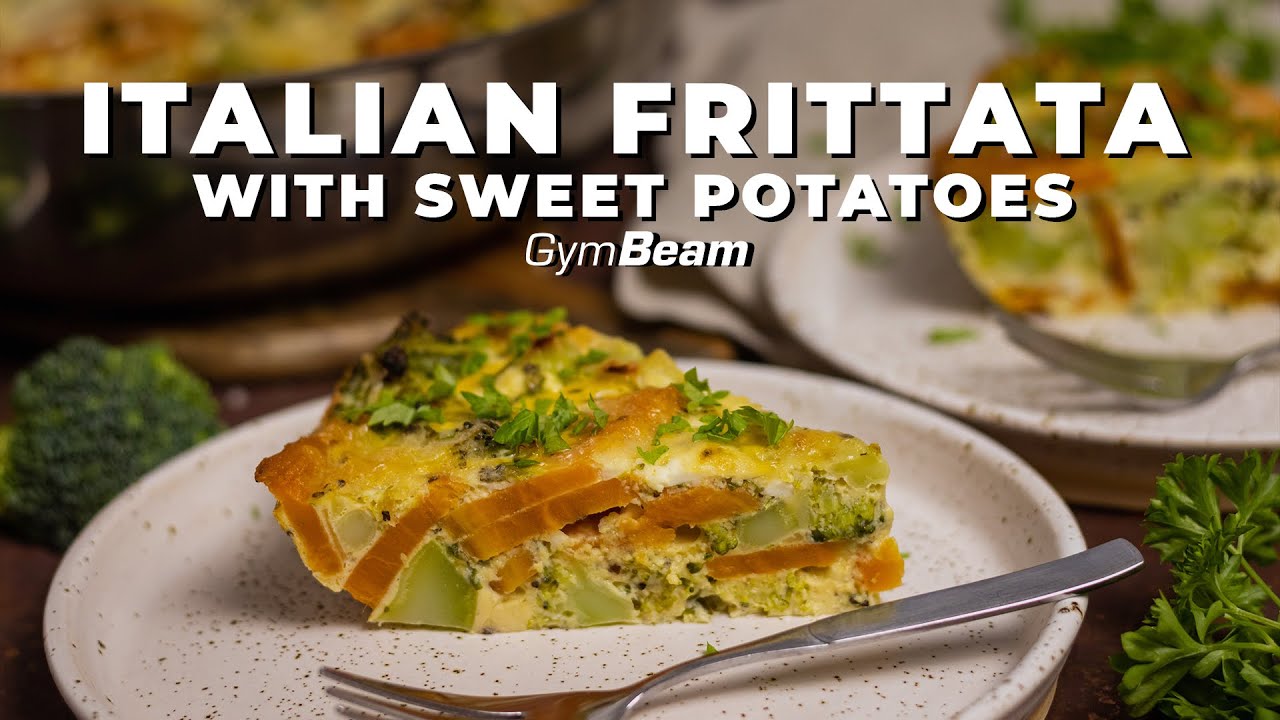 Italian Frittata with Sweet Potatoes l Fitness recipes l GymBeam