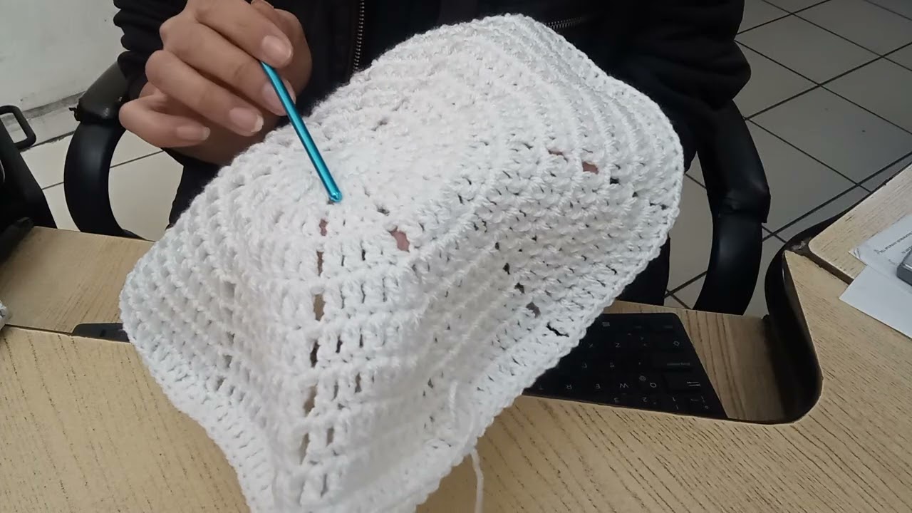 Tejiendo el ramo tipo tapete viral