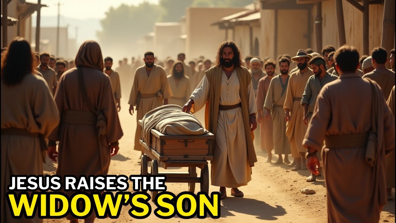 Jesus Raises The Widow's Son Of Nain - Jesus Healing Miracles