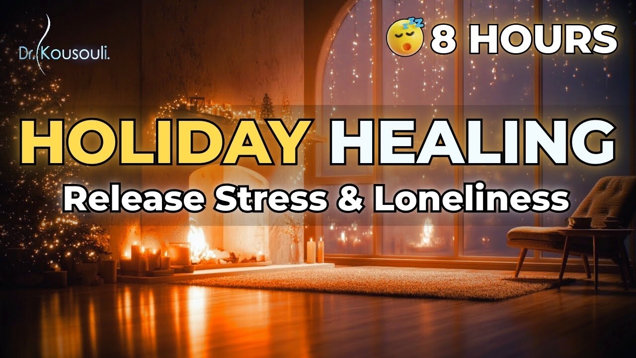Holiday Healing Sleep Hypnosis 💔 Release Stress, Loneliness & Heartbreak While You Sleep 😴