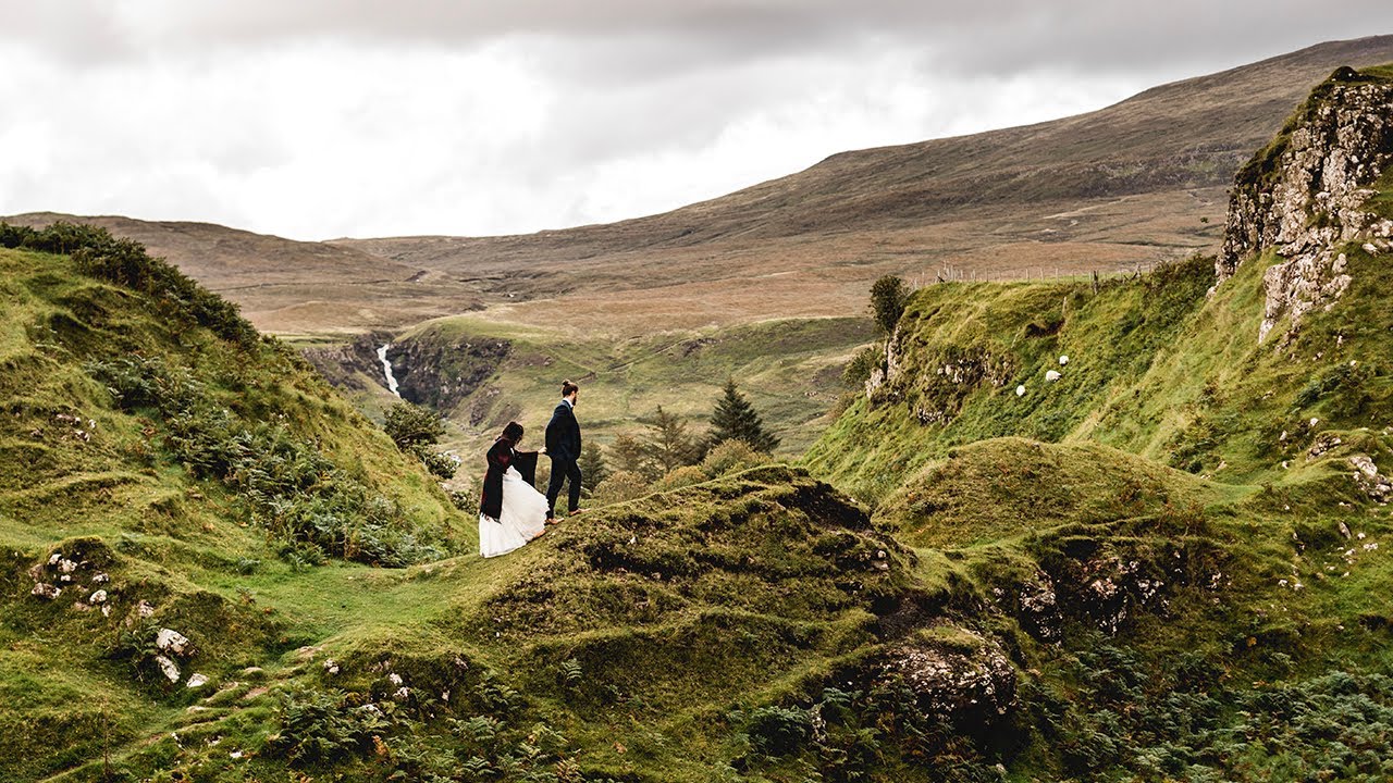 Rainy Isle of Skye Elopement | Scotland Elopement Videographer