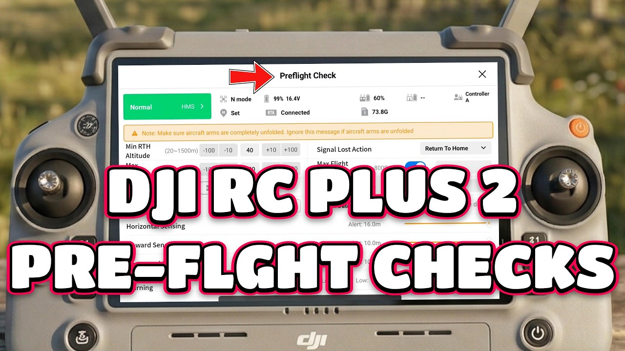 Прекратите игнорировать контрольный список DJI перед полетом! Пульт дистанционного управления DJI...