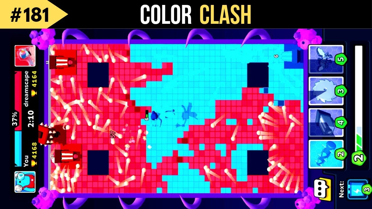 Color clash gameplay - color clash game - color clash mod apk