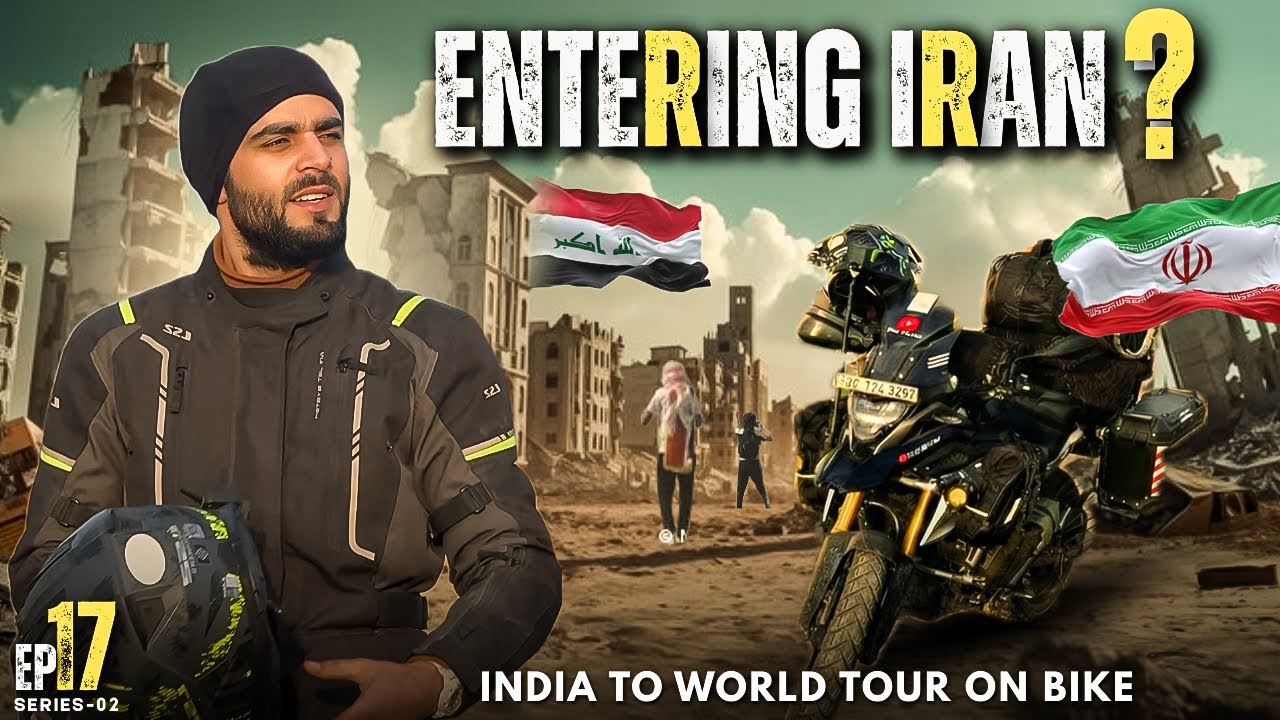 It’s Time To Enter IRAN 🇮🇷 On Bike || India To Karbala Iraq || Solo World Tour | S2 Ep-17 | The Umar
