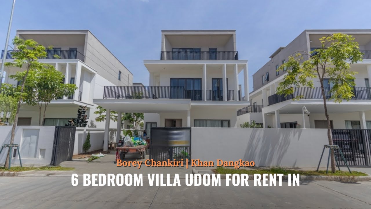 VL4444168 - 6 Bedroom Villa Udom For Rent in Borey Chankiri | Khan Dangkao