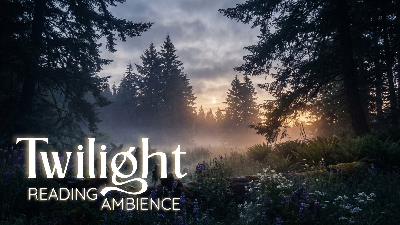 Twilight Inspired Reading Ambience | Peaceful Piano & Nature Sounds