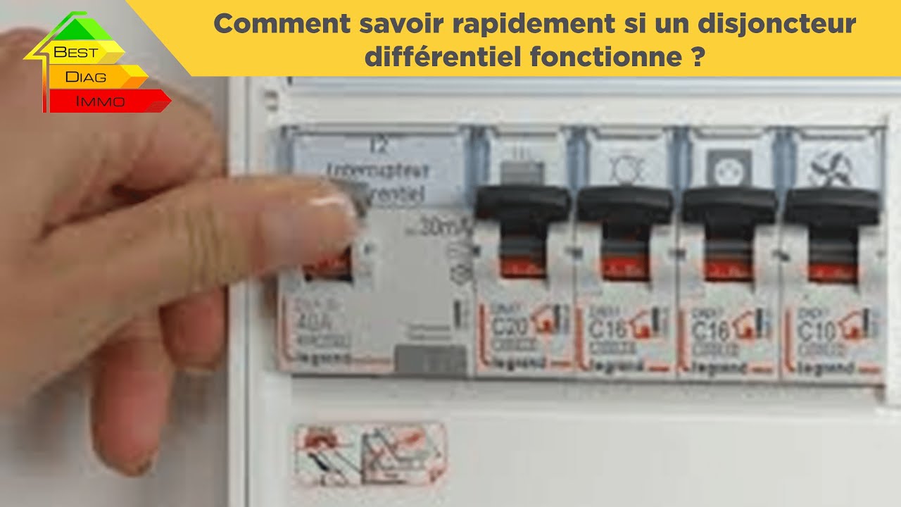 Comment vérifier facilement si un interrupteur différentiel est défectueux ?