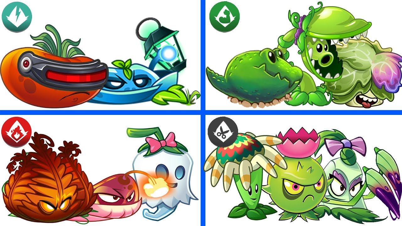 PvZ 2 4 Super Team Plants Vs Team Zombies Part 47 - Team So OP !!!