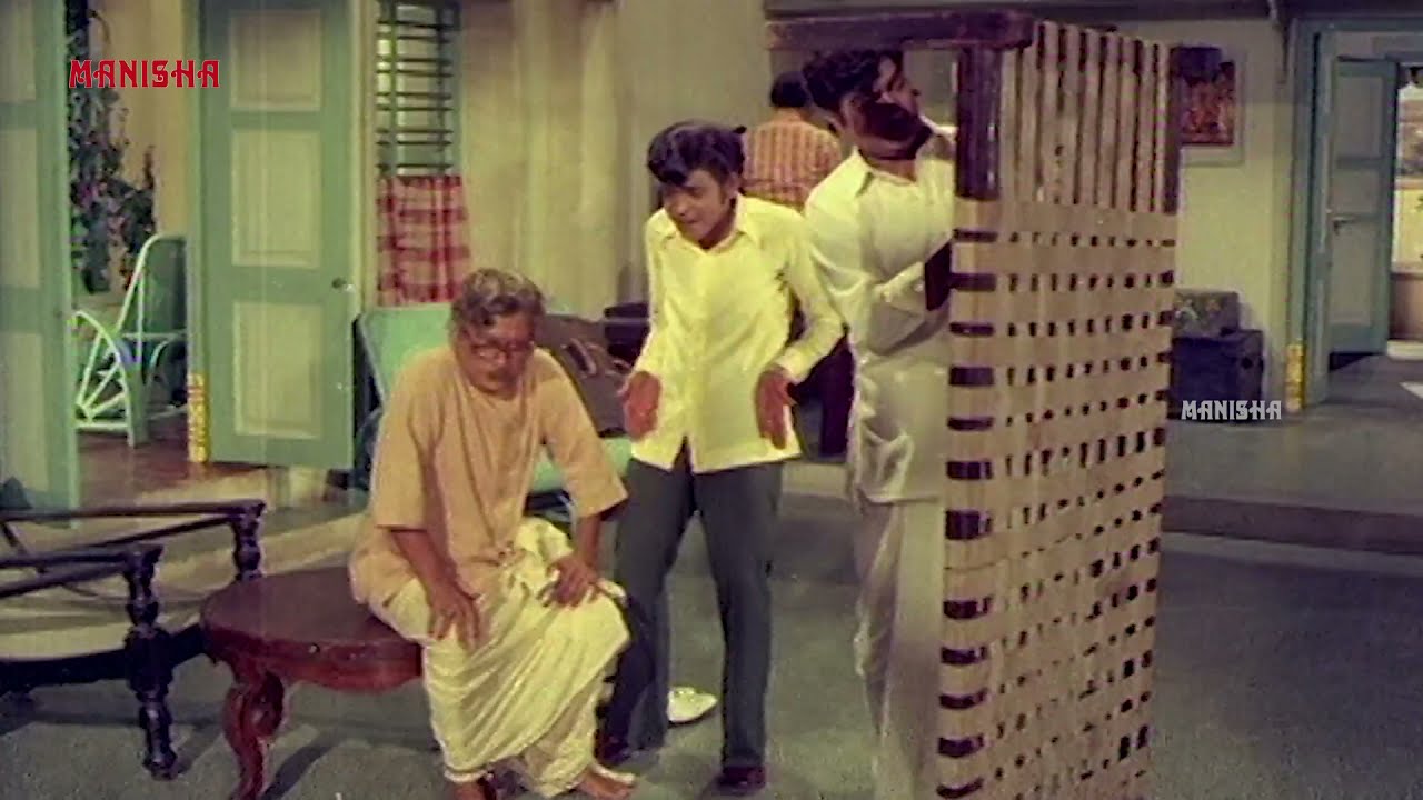Allu Ramalingayya Rajababu Comedy Scene From Jeevana Jyothi Movie | Shobhan Babu |