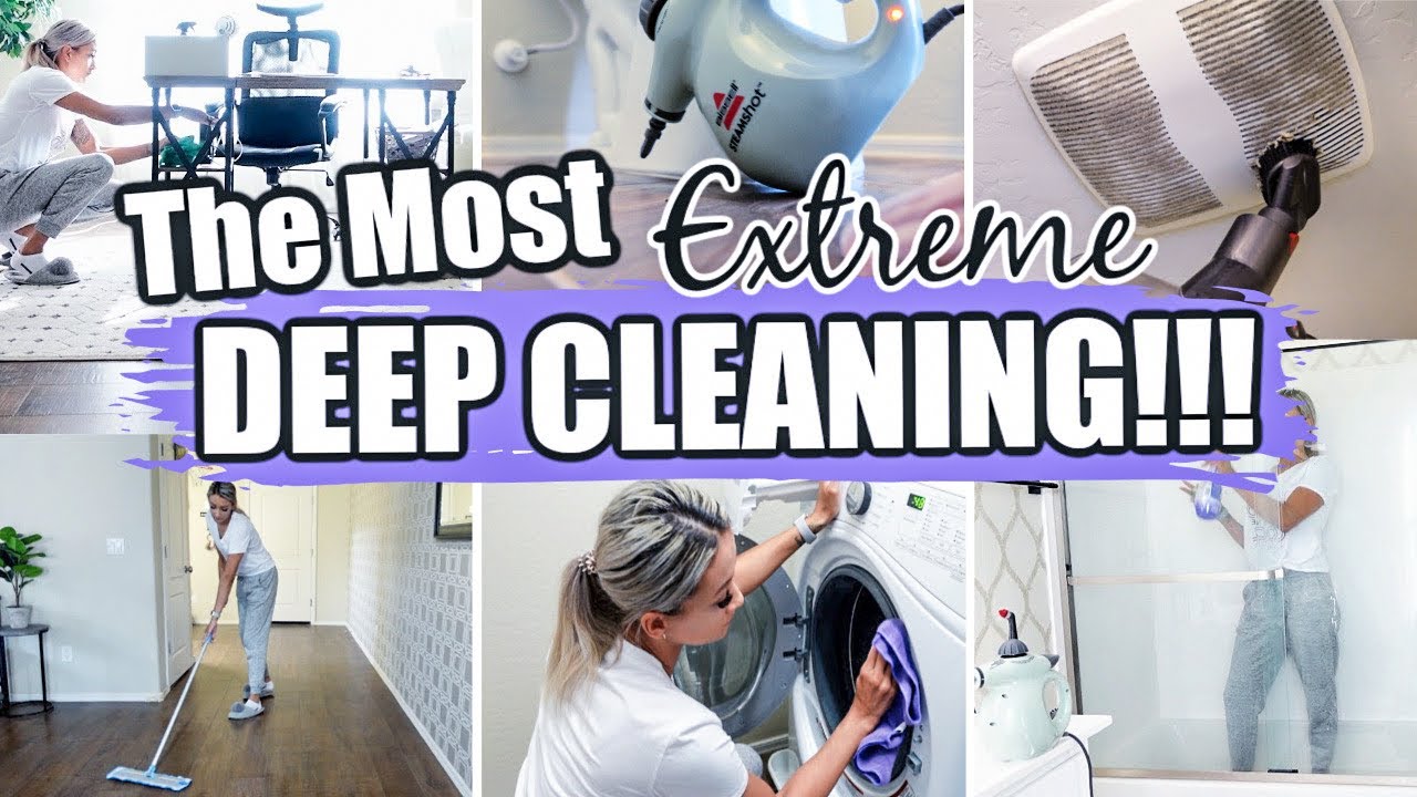 *SUPER* SATISFYING DEEP CLEAN WITH ME | EXTREME CLEANING MOTIVATION 2021
