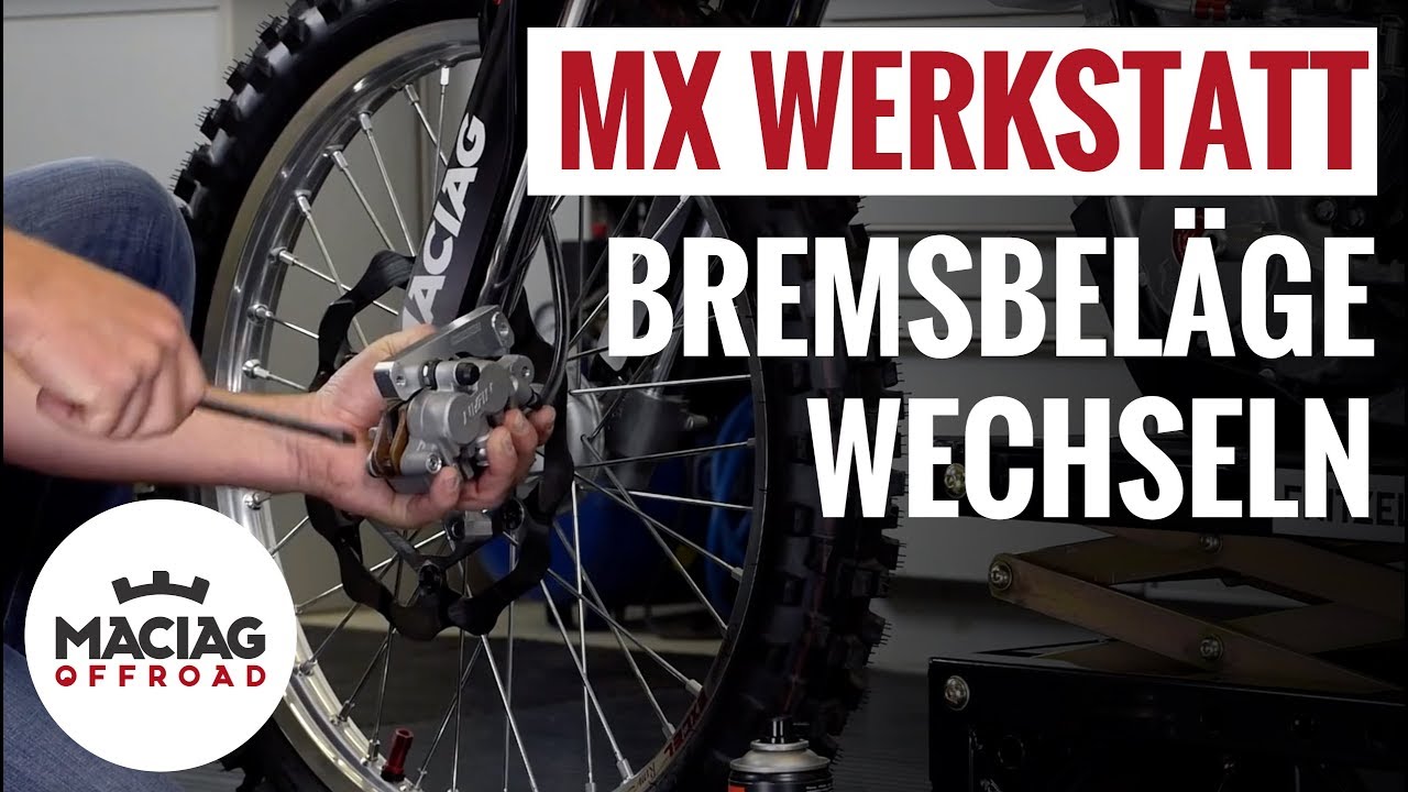 Motocross / Enduro Bremsbeläge wechseln | Tutorial | Maciag Offroad MX Werkstatt