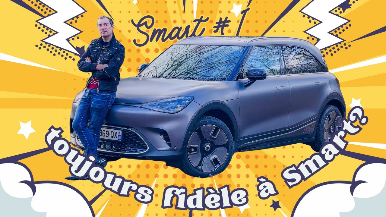 ⚡ Smart #1 électrique : J’ai été bluffé par cette petite citadine !