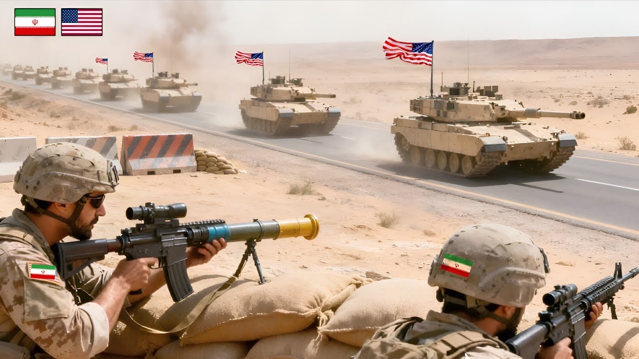 Today! US troops were intercepted and ambushed on the brink of conflict with Iran
