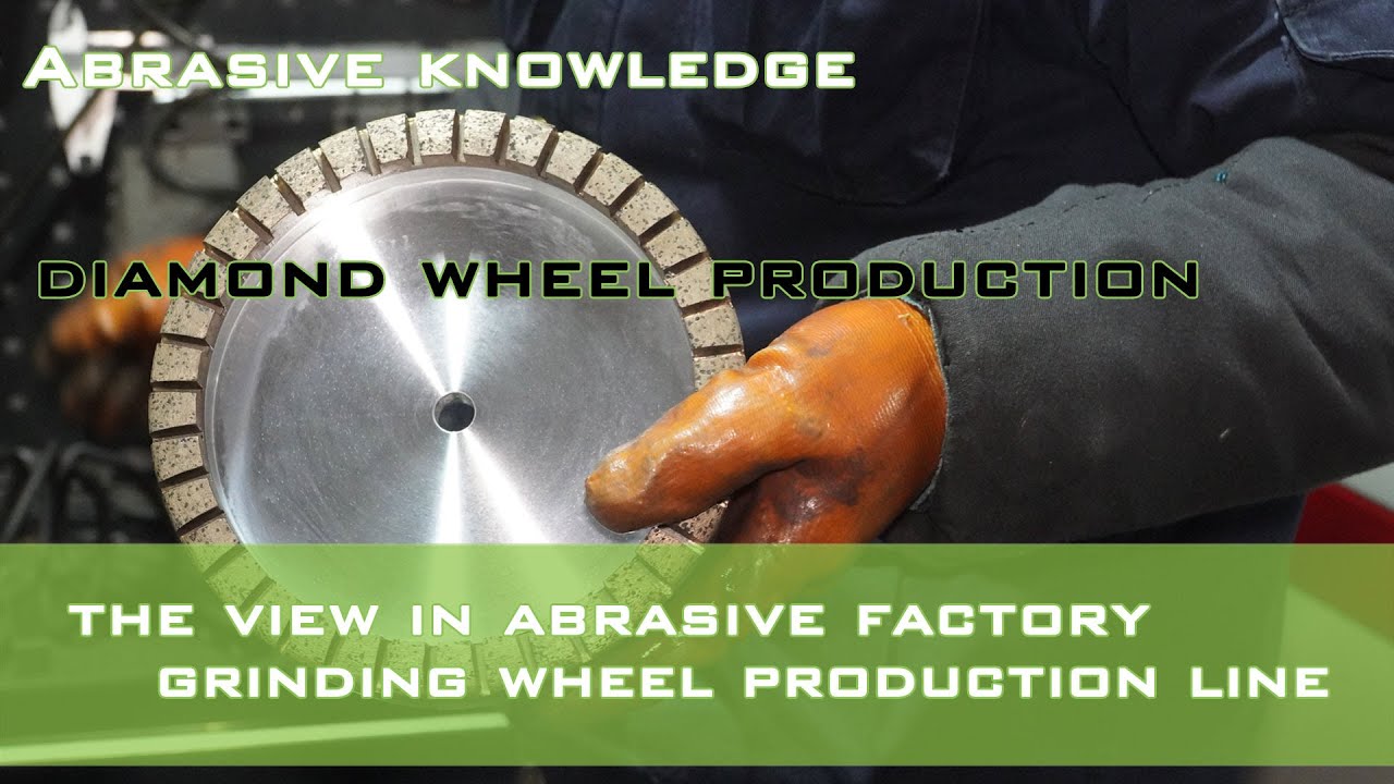 Full segmented diamond grinding wheel final production line - body machining