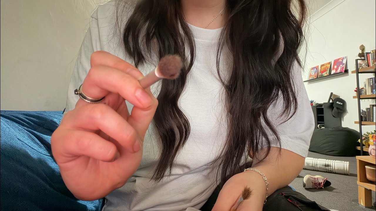 ASMR brushing away your stress • slow relaxed vibe