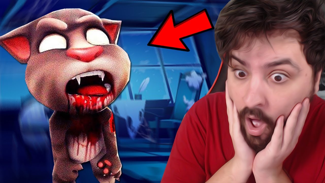 O NOVO DESENHO JOGO DO *TALKING TOM E ANGELA!! - ASSUSTADOR!!