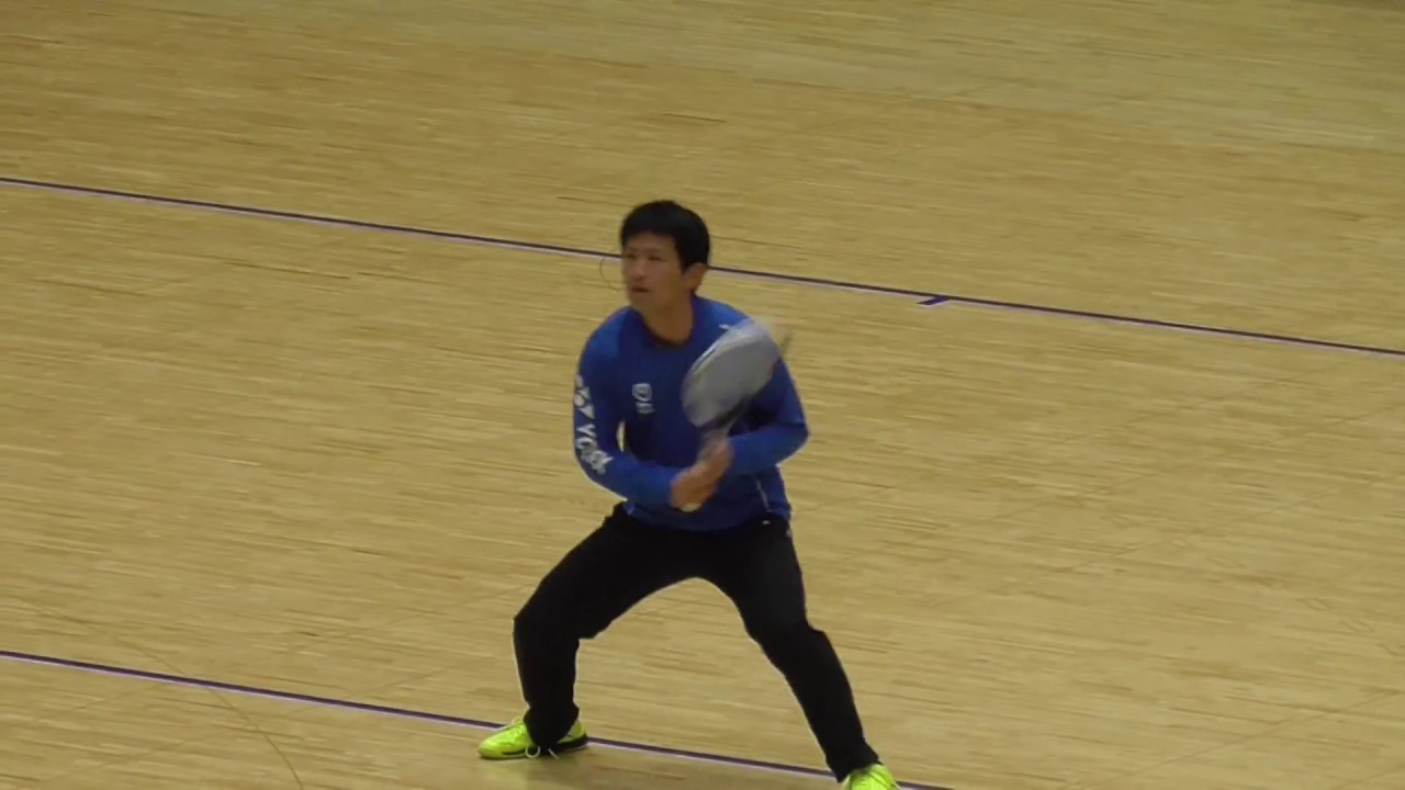 NTT西日本　長江光一選手のボレーボレー　ソフトテニス Soft Tennis