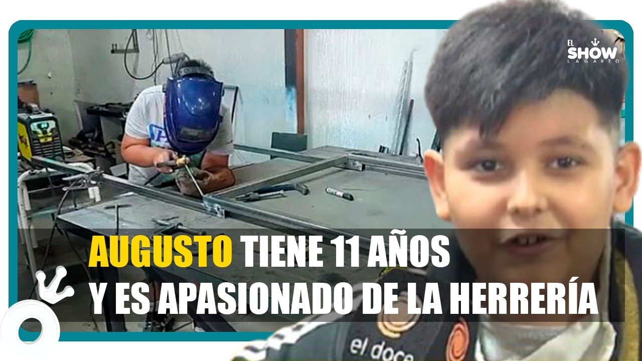 Augusto, el niño de 11 años que cambia los videojuegos por la soldadura en Córdoba