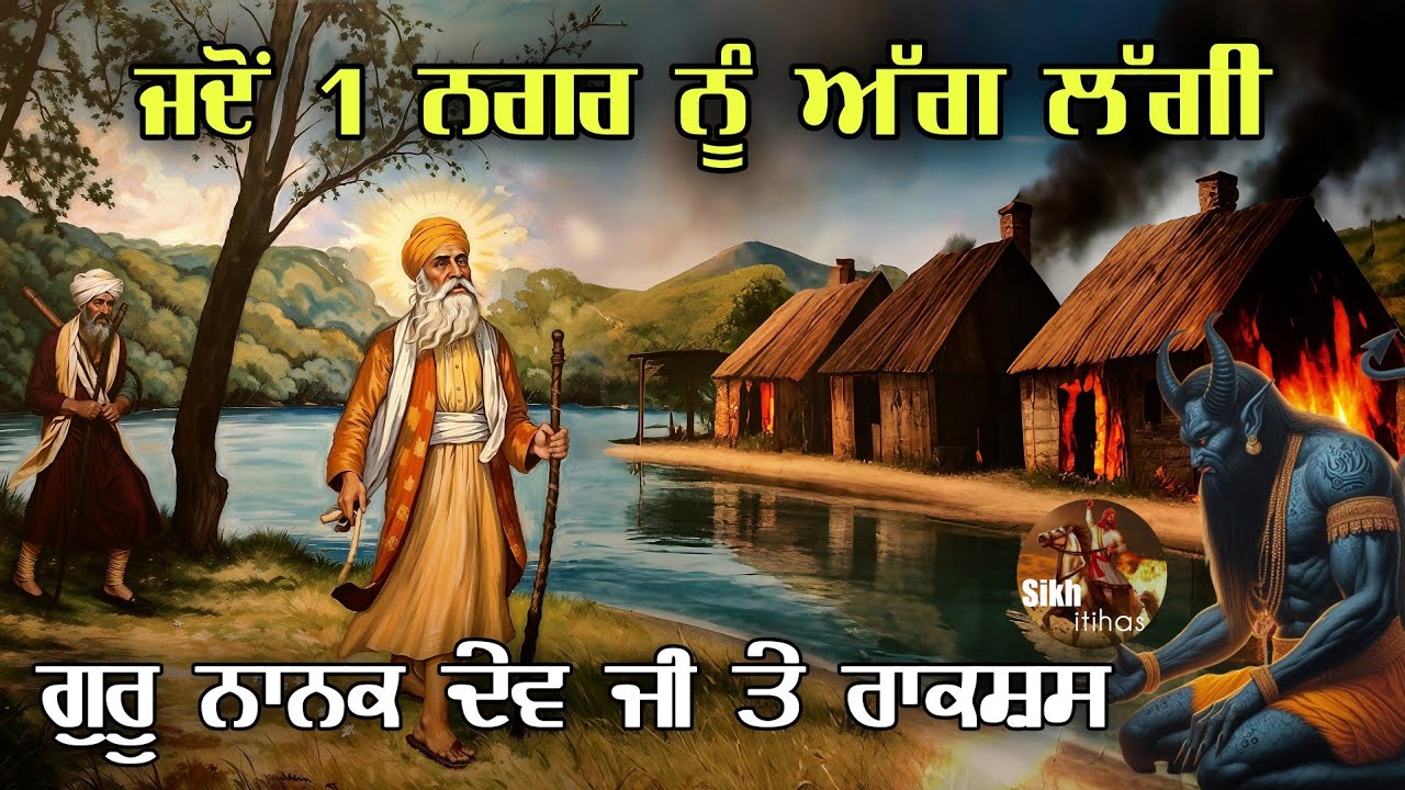 Jado 1 Nagar Nu Agg Lagi  || Guru Nanak Dev Ji & Rakshas || Bhai Devinderduaar Singh Ji