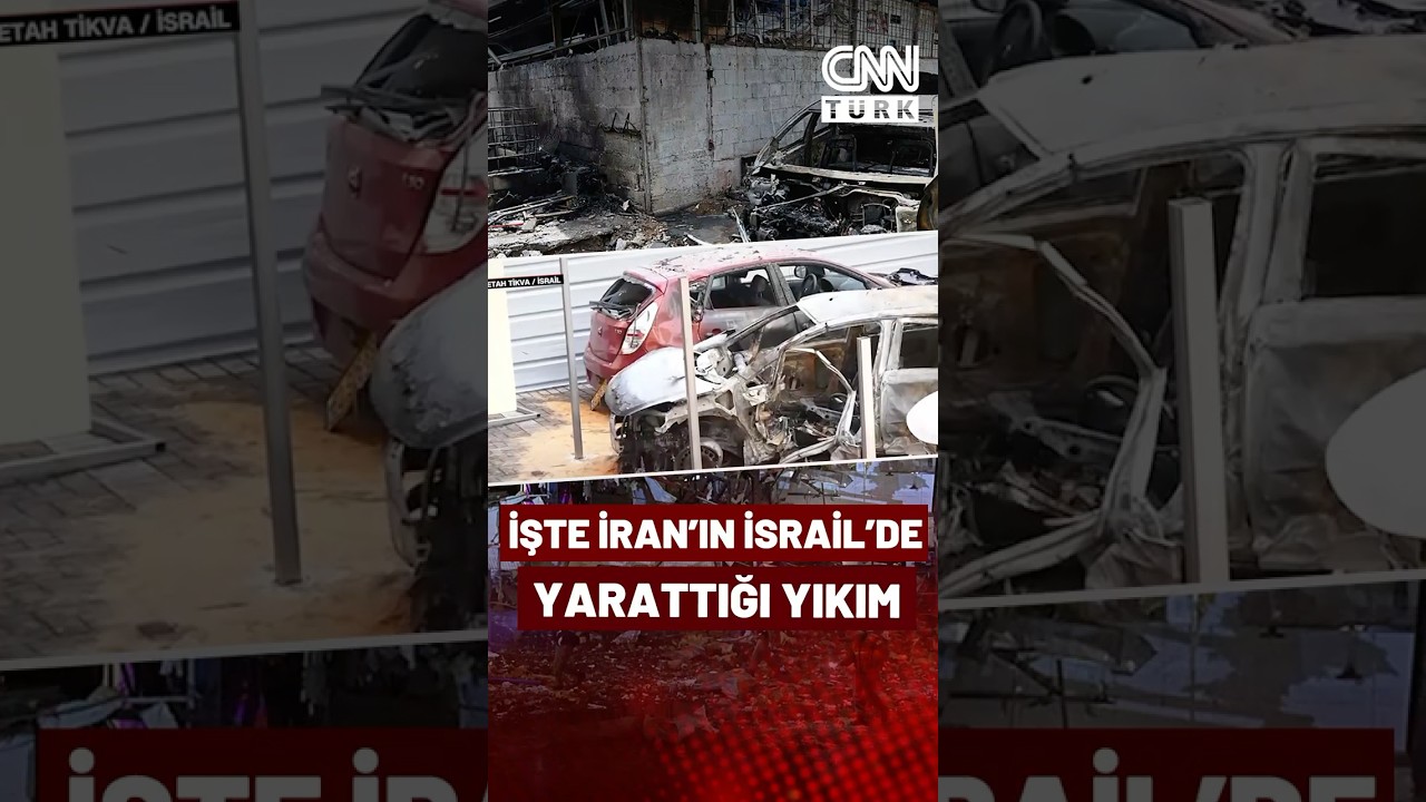 CNN T&Uuml;RK Petah Tikva'da! İşte İran'ın İsrail'de Yarattığı Yıkım