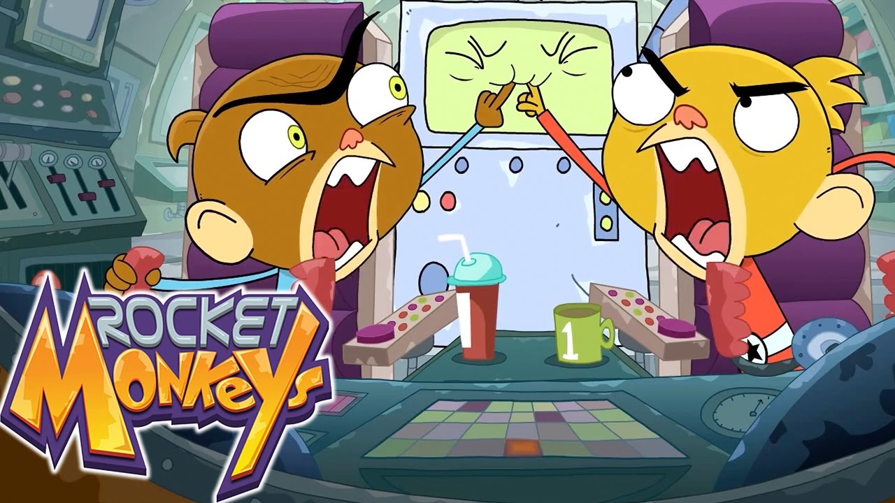 Rocket Monkeys | DUDE WHERES MY DAD | Funny Cartoons | Cartoons For Kids
