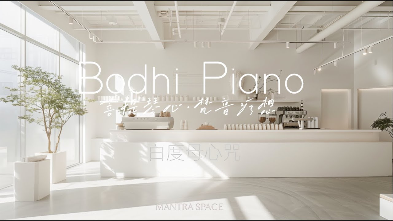 白度母心咒・菩提琴心系列 ｜ 净化情绪·贵人相助｜White Tara Mantra ・Bodhi Piano｜Emotional Cleansing・Manifest Potential