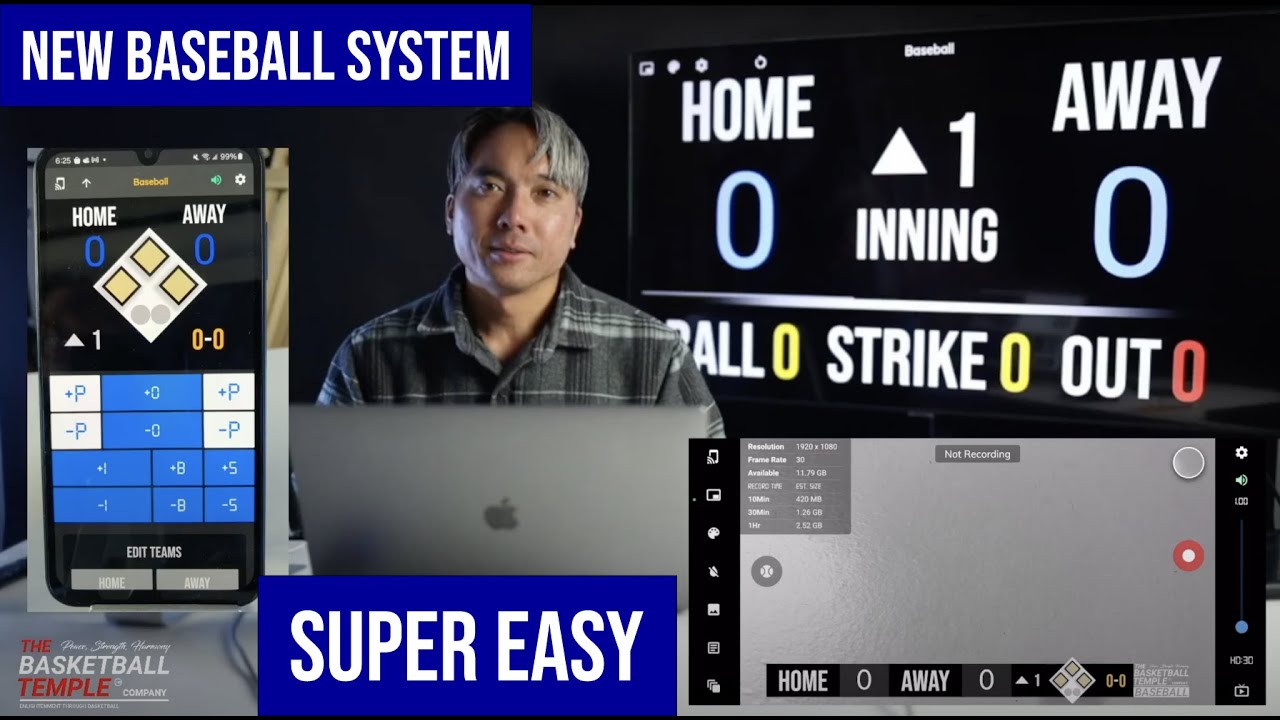 BT Baseball Camera, Remote, & Scoreboard Apps (includes live streaming)
