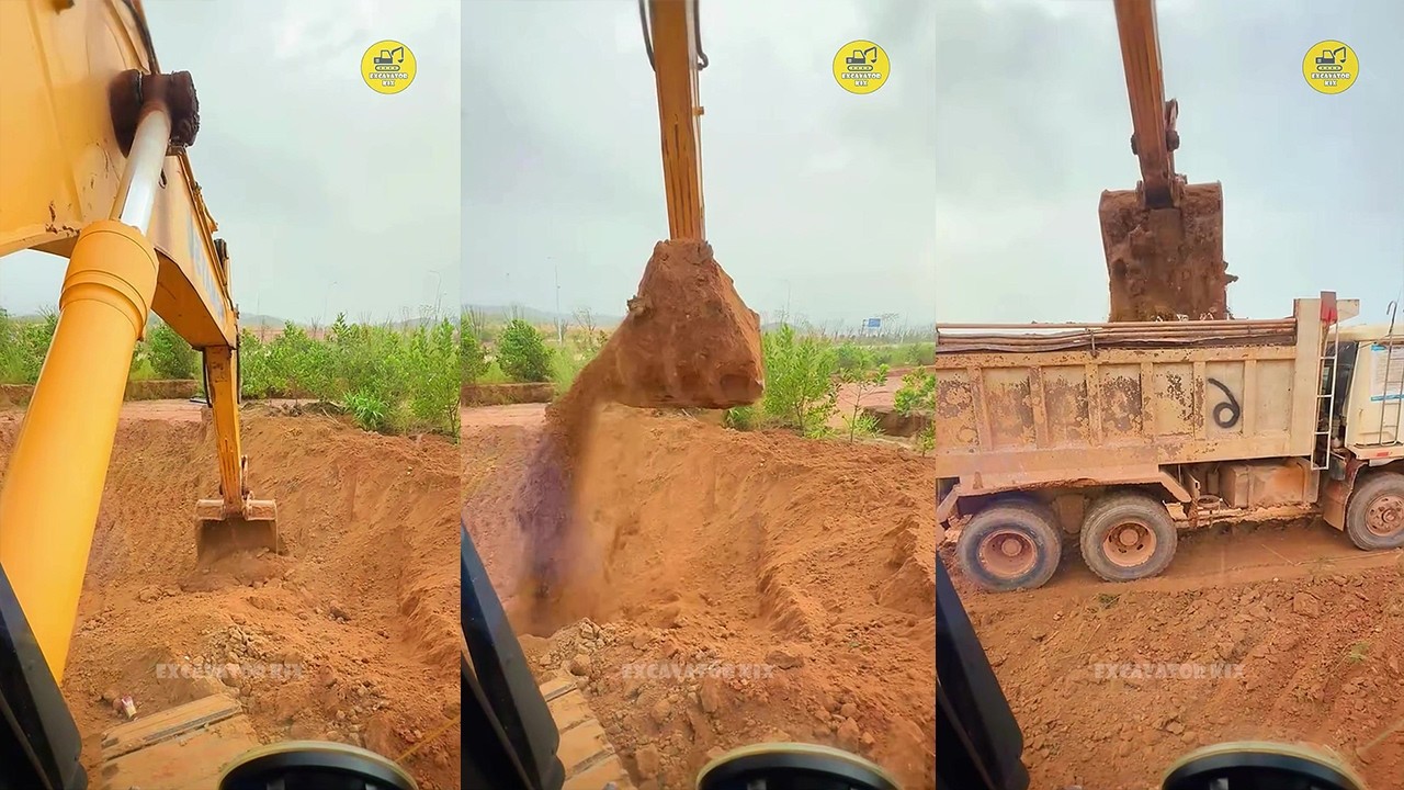 How To Excavators Load Soil Onto Trucks Professionally P1681