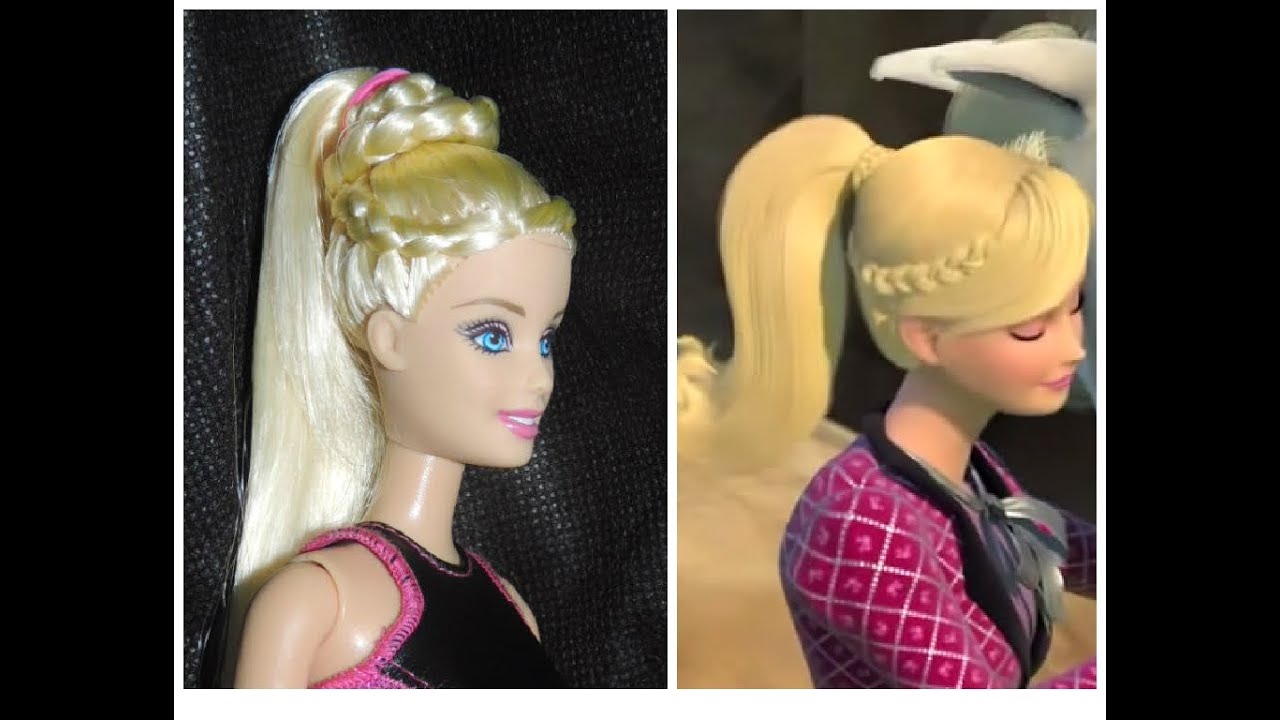 Penteado Barbie Uma aventura de cavalos (Hairstyle Barbie a horse adventure)