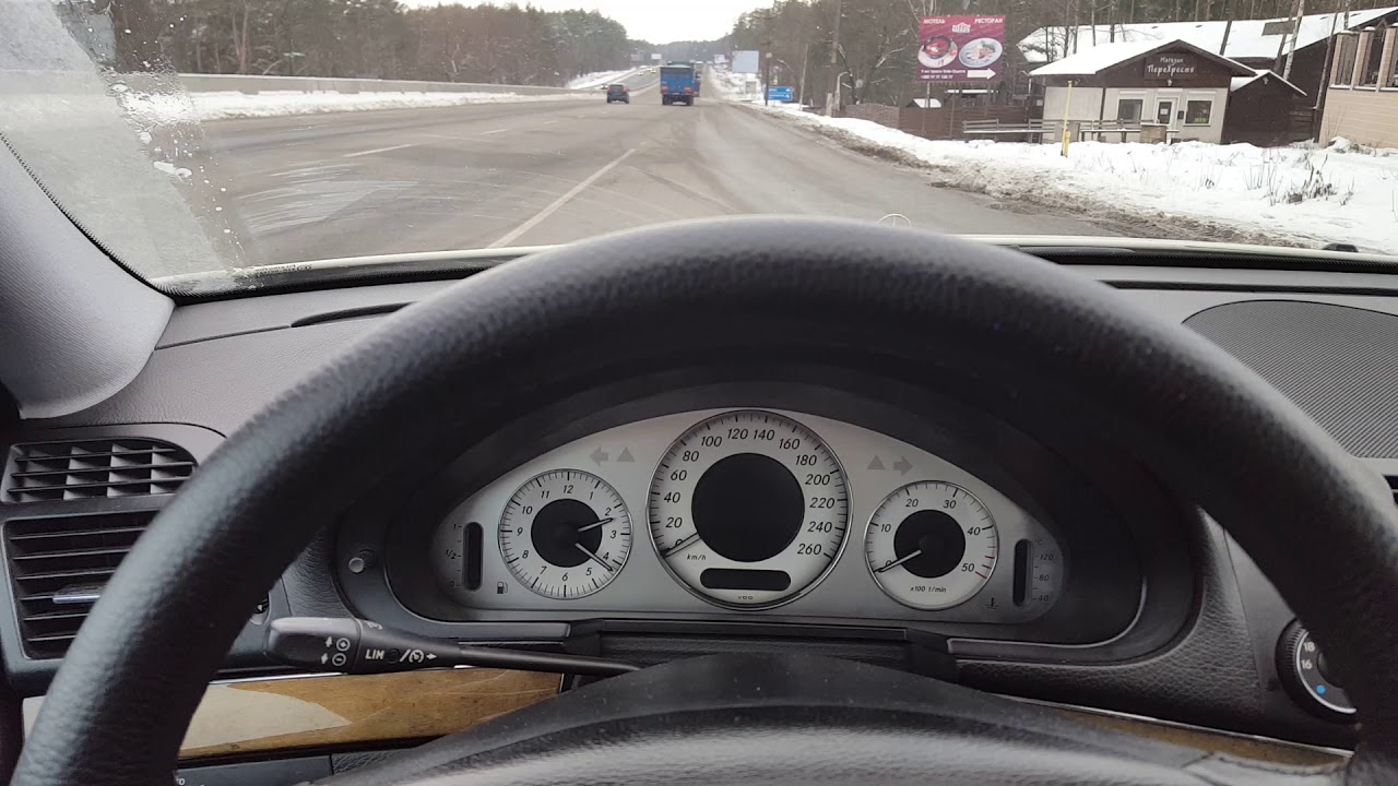 W211 E320 рестайл  разгон после чипа