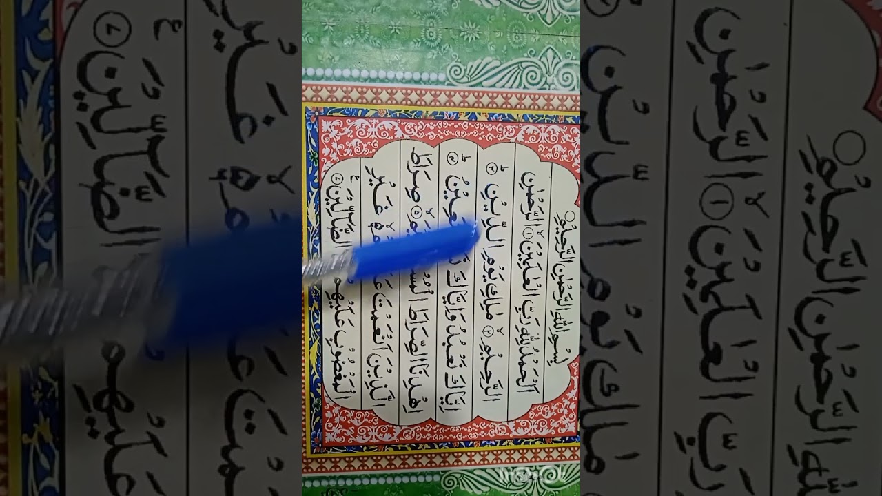 surah fatiha with tarjuma।  सूरह फातिहा तर्जुमा के साथ