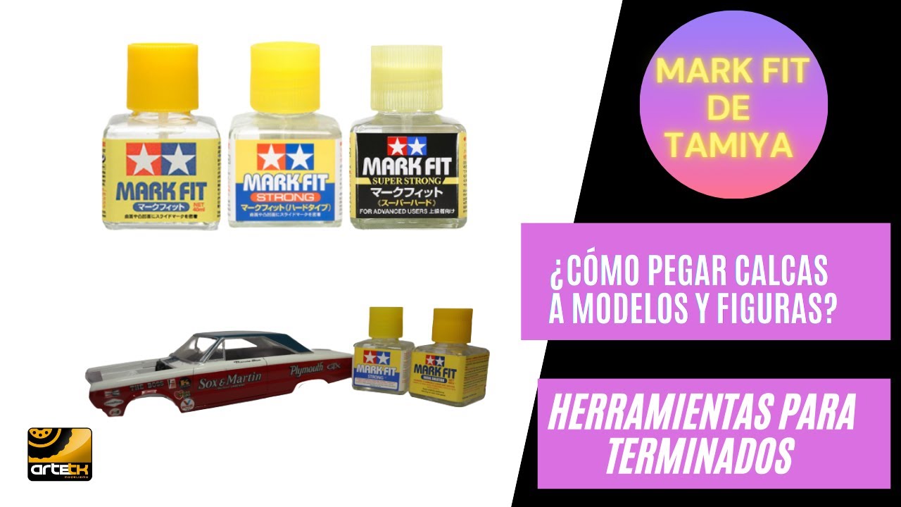 ¿CÓMO PONER CALCAS?  👉👉 MARK FIT DE TAMIYA 👈👈