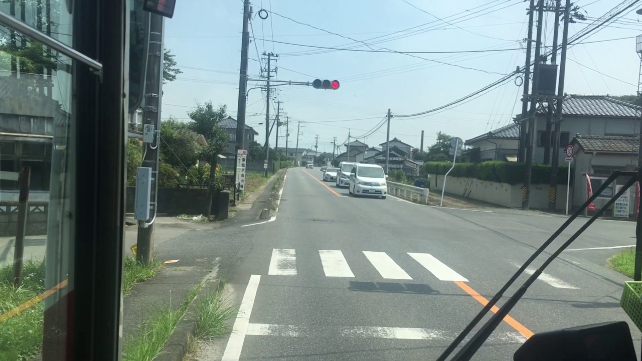 新常磐交通バス 前面展望 車窓 いわき駅前→灯台入口(塩屋埼灯台・横磯海岸)/ いわき1030発(泉駅行)
