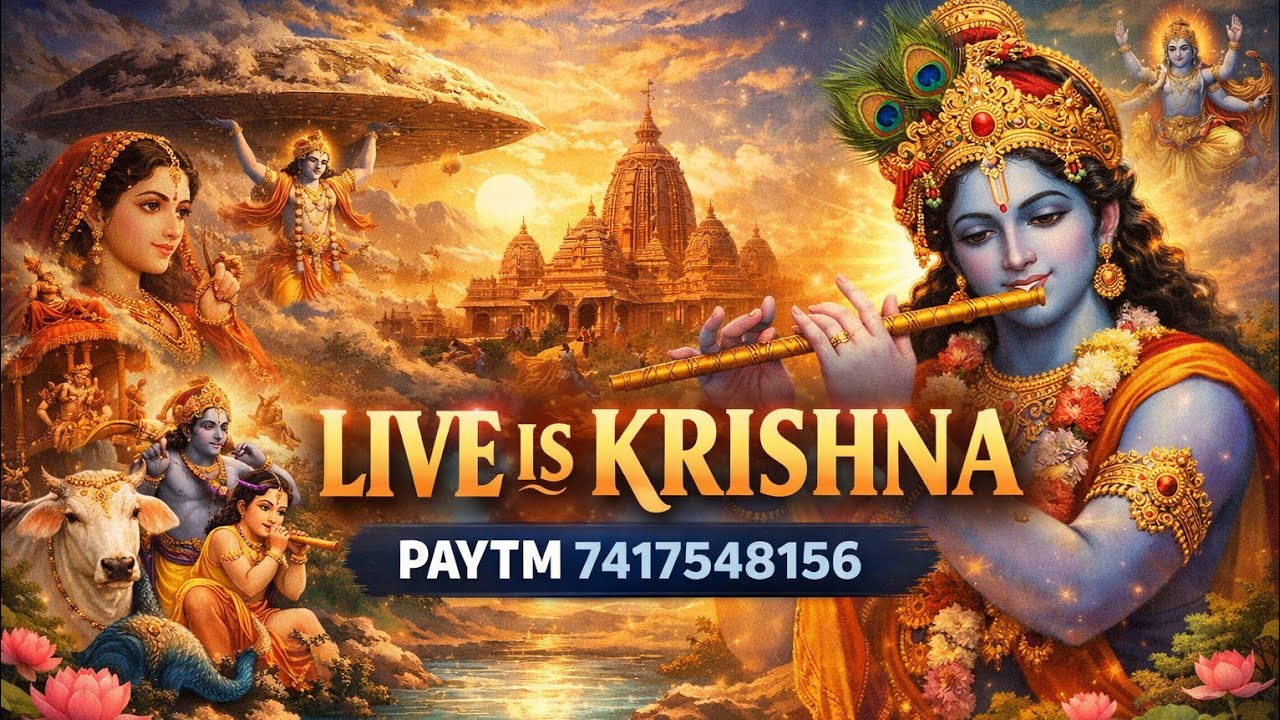 live is krishna  is live