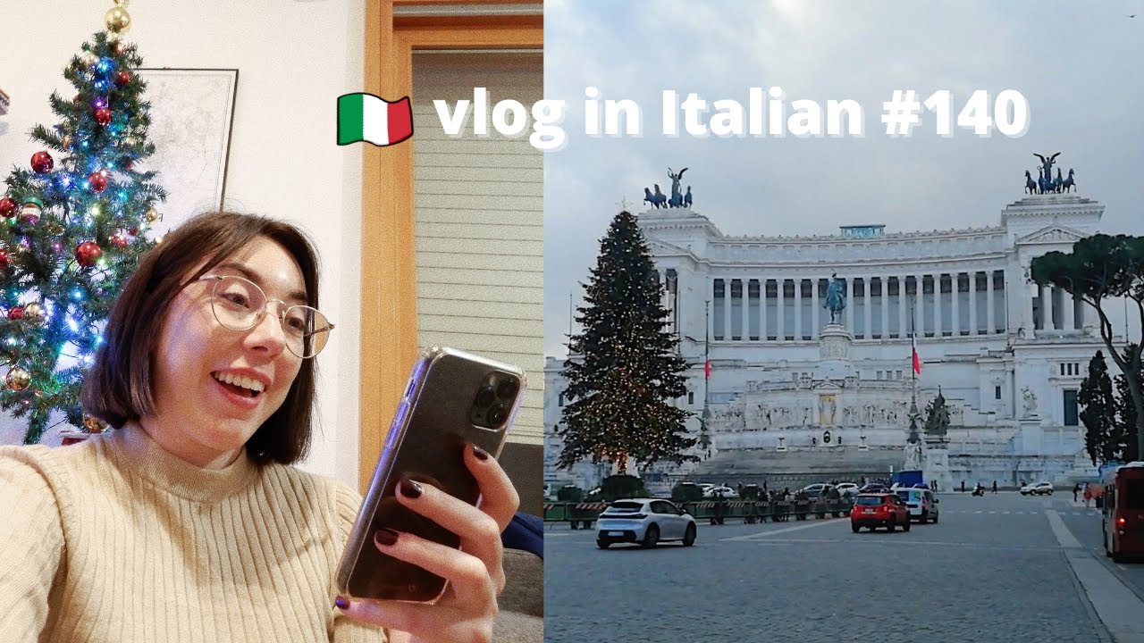 vlog in Italian: film natalizi, l'albero a Piazza Venezia, Q&A sul Natale (Subs)