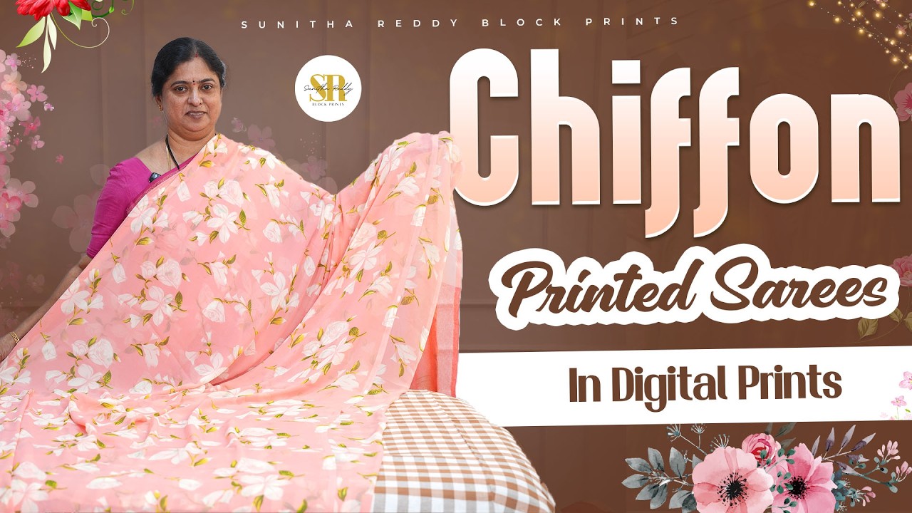 Trendy Chiffon Printed Sarees | Budget Friendly Elegant Collection | Jejis Vlogs